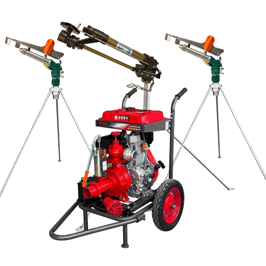 河北区一体式灌溉机组 全套喷枪水带配齐 抗旱浇地神器